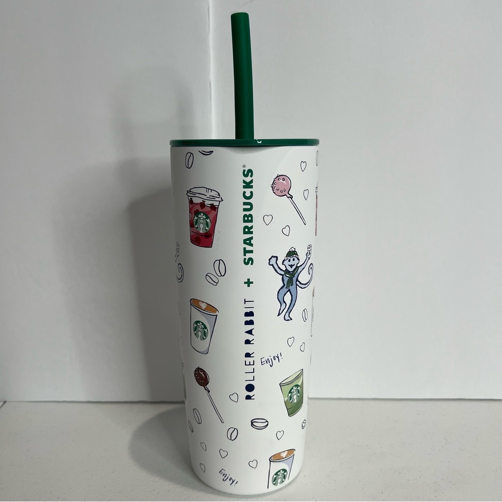 NEW Starbucks Roller Rabbit Full Complete Set Of 5 2025 Holidays Limited Edition - Picture 5 of 16
